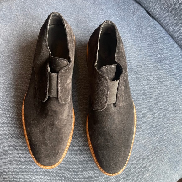 Vince Davy Oxfords | Slip-on Suede Platform | Size 8 - Picture 1 of 6